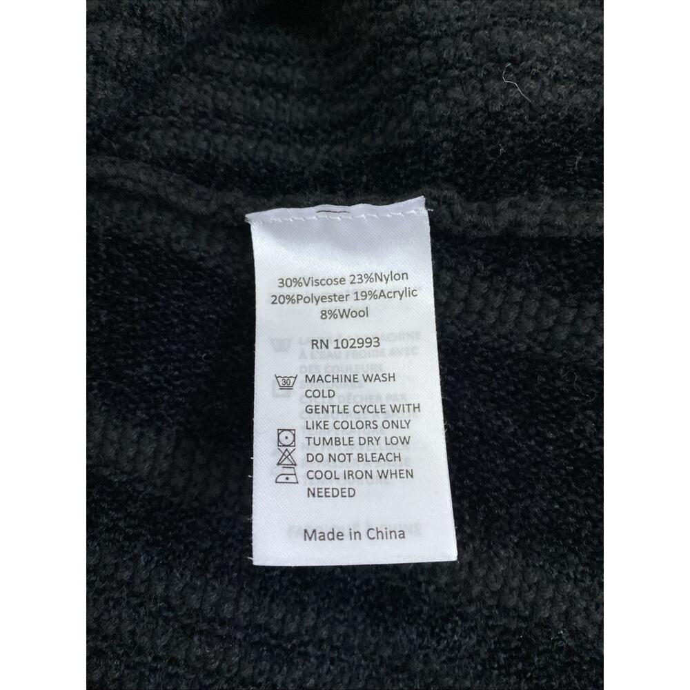 Thakoon Collective Crochet Sleeveless Sweater Top Knit Black Cream Velve… - Picture 6 of 10